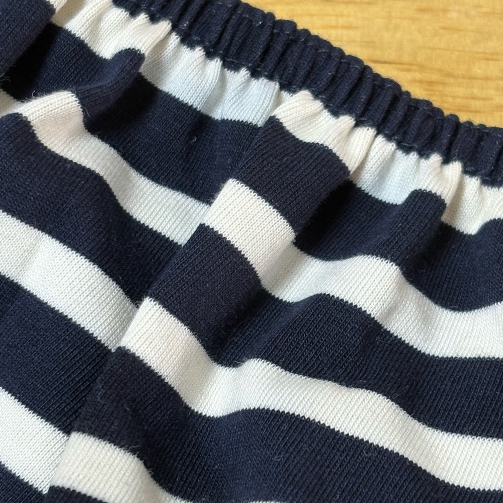 NWT (FLAWED) J. Crew One-Shoulder Ruffle Horizontal‎ Striped Top Size X-Small - Picture 7 of 11